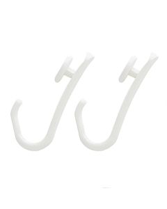 Easy roll hooks 12 pcs white κρίκοι κουρτίνας μπάνιου Sealskin  251160210