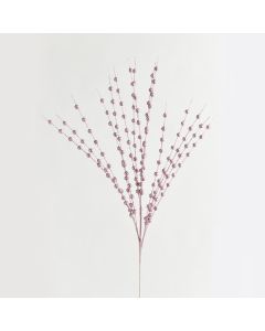 ΚΛΑΔΙ, ΡΟΖ, ΜΕ ΓΚΛΙΤΕΡ ΠΕΡΛΕΣ, 150cm Eurolamp 600-45994
