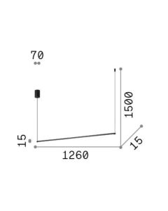 ESSENCE SP D126 BIANCO 3000K Ideal Lux 285085