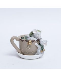 ΠΟΝΤΙΚΑΚΙΑ ΠΟΛΥΡΕΖΙΝ, ΣΕ ΦΛΥΤΖΑΝΑΚΙ, ΣΑΜΠΑΝΙ, 7.5x8.5x10cm Eurolamp 600-46259