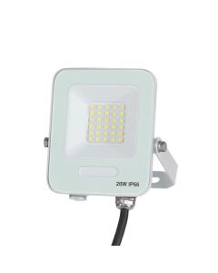 ΠΡΟΒΟΛΕΑΣ LED SMD 20W ΛΕΥΚΟΣ IP66 3000K PLUS Eurolamp 147-69035