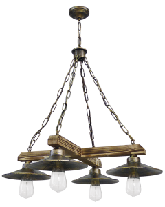 Φωτιστικό κρεμαστό R-150CROSS 4/L CHAIN Heronia 30-0053