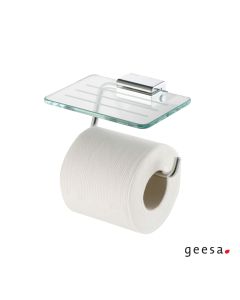 Χαρτοθήκη με Εταζέρα 14x10,3 εκ. AIM Geesa Chrome 8424