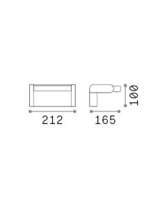 Απλίκα SWIPE AP Καφέ Ideal Lux 307169