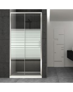 Orabella Siera Σεριγραφία 100 cm - Καμπίνα αντιστρέψιμη, ευθύγραμμη με σταθερό πλαϊνό 80 cm 30747-30766