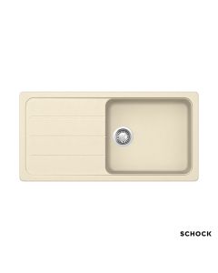 Νεροχύτης Κουζίνας Γρανίτη Element 100x50 Schock Cristalite Vanilla Granite  31100-1321