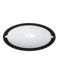 D-212 BLACK ΕΝΣΩΜΑΤΩΜΕΝΟ LED 12W ΟΒΑΛ Heronia 32-0204