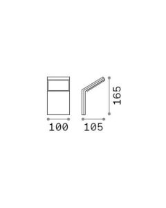 Απλίκα STYLE AP Μαύρο 3000K Ideal Lux 322636