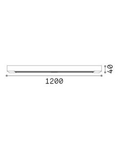 ROSONE ROSONE LINEARE ALL IN 6 LUCI Ορείχαλκος Ideal Lux 328775