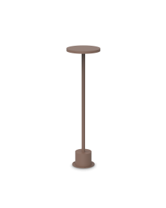 Φωτιστικό Δαπέδου TOFFEE PT D160 H050 Καφέ Ideal Lux 347844