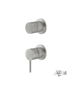 Μίκτης Εντοιχισμού 2 Εξόδων Elle316 La Torre Brushed Inox 35314-111