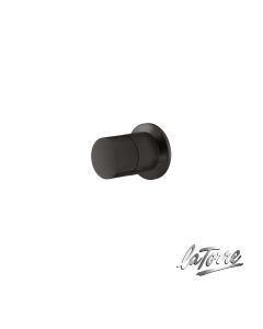 Εκτροπέας 3 εξόδων για εντοιχισμένο σύστημα ντουζιέρας, Elle316 La Torre  PVD Black Brushed 35376-411