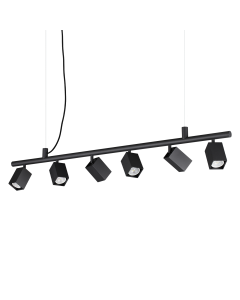 DYNAMITE SP6 SQUARE NERO Ideal Lux 371412