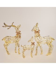 ΦΩΤΙΖΟΜΕΝΑ ΧΡΥΣΑ ΕΛΑΦΙΑ 62/100/102cm , 3 ΣΧΕΔΙΑ, 200/480/480 MINI LED, 31V METAΣΧΗΜΑΤΙΣΤΗ, ΧΡΟΝΟΔΙΑΚΟΠΤΗ, ΑΣΗΜΙ ΧΑΛΚΙΝΟ ΚΑΛΩΔΙΟ, ΧΡΥΣΟΣ ΜΕΤΑΛΛΙΚΟΣ ΣΚΕΛΕΤΟΣ, ΘΕΡΜΟ ΛΕΥΚΟ LED, ΠΡΟΕΚΤΑΣΗ ΠΑΡΟΧΗΣ 5m, IP44 Eurolamp 600-22574