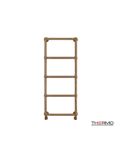 Θερμαινόμενη Πετσετοκρεμάστρα μπάνιου Inox ADELPHI 115x49 Antique Brass ADE11549-221