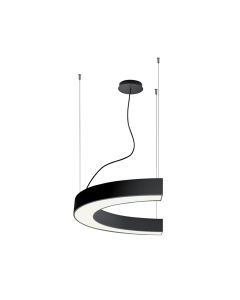 Κρεμαστό Μαύρο D1000 3000K Dim. Semi Viokef 3918-0010-3-B-D3