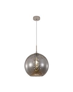 InLight Κρεμαστό φωτιστικό από φιμέ γυαλί 1XE27 D:30cm 4039-A-Fime