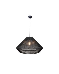 Κρεμαστό φωτιστικό με καπέλο απο ίνα 1xE27 D:60cm 4057-A