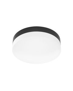 Φωτιστικό επιτοίχιο πλαφονιέρα HER-11 LED BLACK εξωτερικού χώρου Heronia 42-0019