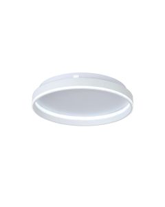 InLight Πλαφονιέρα οροφής LED 65W 3CCT από λευκό μέταλλο και ακρυλικό D:50cm 42032-White