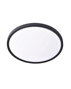 Πλαφονιέρα οροφής LED 60W 3CCT by switch on base σε μαύρη απόχρωση D:75x2,5cm 42036-AA-Black