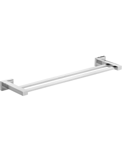 Πετσετοθήκη Διπλή Χρώμιο Bronze Art Lugano 42X6-10