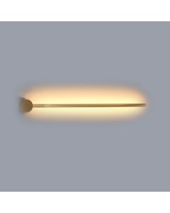 InLight Επίτοιχο Φωτιστικό LED Χρυσαφί 7W – Γραμμικό Backlight 3000K 43015-Golden