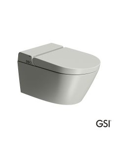 Λεκάνη Κρεμαστή PURA/59  Swirlflush με σύστημα ηλεκτρονικού μπιντέ, Cenere GSI Ιταλίας 7418K-450