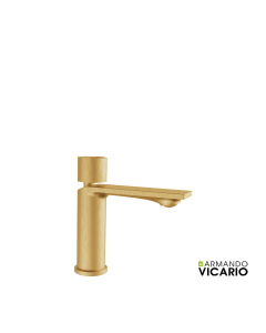 Μπαταρία Νιπτήρα με Βαλβίδα Clic-Clac Halo Vicario Brushed Gold 515010-201