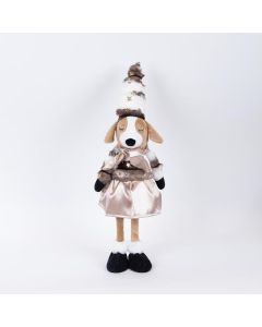 ΣΚΥΛΑΚΙ ΚΟΡΙΤΣΑΚΙ, ΜΕ ΚΑΦΕ ΡΟΥΧΑ, 53cm Eurolamp 600-46423