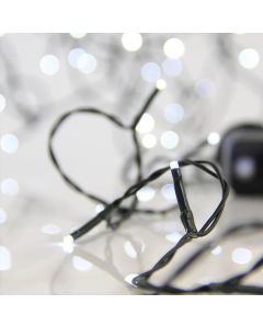 ΣΕΙΡΑ, 400 LED 3mm, 31V ΜΕΤΑΣΧΗΜΑΤΙΣΤΗ, 8 ΠΡΟΓΡΑΜΜΑΤΑ & ΜΝΗΜΗ, ΠΡΑΣΙΝΟ PVC ΚΑΛΩΔΙΟ, ΛΕΥΚΟ LED ΑΝΑ 5cm, ΠΡΟΕΚΤΑΣΗ ΠΑΡΟΧΗΣ 3m, ΙΡ44 Eurolamp 600-11550