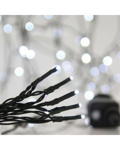 ΣΕΙΡΑ, 700 LED 3mm, 31V ΜΕΤΑΣΧΗΜΑΤΙΣΤΗ, 8 ΠΡΟΓΡΑΜΜΑΤΑ & ΜΝΗΜΗ, ΠΡΑΣΙΝΟ PVC ΚΑΛΩΔΙΟ, ΛΕΥΚΟ LED, ΑΝΑ 5cm, ΠΡΟΕΚΤΑΣΗ ΠΑΡΟΧΗΣ 3m, ΙΡ44 Eurolamp 600-13460