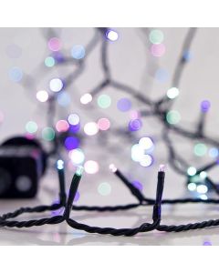 ΣΕΙΡΑ, 700 LED 3mm, 31V ΜΕΤΑΣΧΗΜΑΤΙΣΤΗ, 8 ΠΡΟΓΡΑΜΜΑΤΑ & ΜΝΗΜΗ, ΠΡΑΣΙΝΟ PVC ΚΑΛΩΔΙΟ, OPAL ΧΡΩΜΑΤΙΣΤΟ LED, ΑΝΑ 5cm, ΠΡΟΕΚΤΑΣΗ ΠΑΡΟΧΗΣ 3m, ΙΡ44 Eurolamp 600-13468