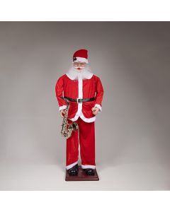 ΑΓΙΟΣ ΒΑΣΙΛΗΣ ΜΕ ΣΑΞΟΦΩΝΟ, ΜΕ ΜΟΥΣΙΚΗ ΚΑΙ ΚΙΝΗΣΗ, 180cm Eurolamp 600-46311
