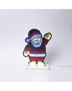 ΑΓΙΟΣ ΒΑΣΙΛΗΣ 22x5,5x30cm, ΔΙΑΚΟΣΜΗΤΙΚΟ ΣΧΕΔΙΟ ΚΑΘΡΕΦΤΗΣ ΜΕ LED ΤΑΙΝΙΑ, ΜΕΤΑΣΧΗΜΑΤΙΣΤΗ, 138 LED, ΠΟΛΥΧΡΩΜΟ LED, ΠΡΟΕΚΤΑΣΗ ΠΑΡΟΧΗΣ 3m, IP20 Eurolamp 600-48020