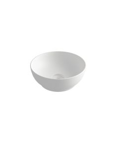 Olympia Trend Round 02 White matt - Νιπτήρας Επικαθήμενος χωρίς βαλβίδα 60120