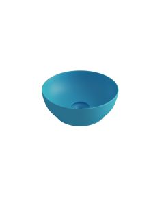 Olympia Trend Round 02 Turquoise matt - Νιπτήρας Επικαθήμενος χωρίς βαλβίδα 60123