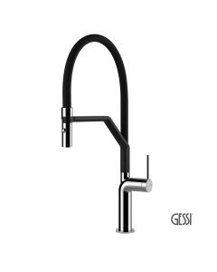 Μπαταρία Νεροχύτη Κουζίνας Stelo Gessi Chrome 60315-031