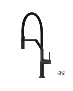 Μπαταρία Νεροχύτη Κουζίνας Stelo Gessi Black Matt 60315-299