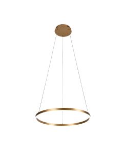 Κρεμαστό φωτιστικό LED 36W 3CCT by switch on base D:80cm 6095-AB-Golden