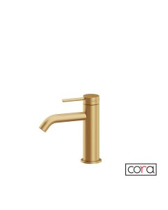 Μπαταρία Νιπτήρα με Βαλβίδα Clic-Clac Cosmo PVD Gold Brushed Inox 316L 6111-211