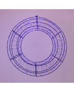 ΣΤΕΦΑΝΙ 38cm, 720 LED, 12V ΜΕΤΑΣΧΗΜΑΤΙΣΤΗ, TIMER, ΜΑΥΡΟΣ ΜΕΤΑΛΛΙΚΟΣ ΣΚΕΛΕΤΟΣ, ΜΑΥΡΟ ΧΑΛΚΙΝΟ ΚΑΛΩΔΙΟ, ΜΩΒ LED, ΠΡΟΕΚΤΑΣΗ ΠΑΡΟΧΗΣ 5m, IP44 Eurolamp 600-22542
