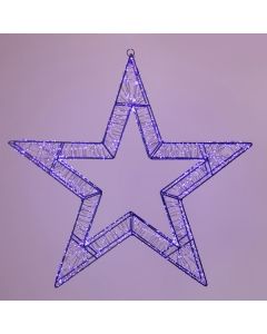 ΑΣΤΕΡΙ ΦΩΤΙΖΟΜΕΝΟ 50cm, 1200 LED, 31V ΜΕΤΑΣΧΗΜΑΤΙΣΤΗ, TIMER, ΜΑΥΡΟΣ ΜΕΤΑΛΛΙΚΟΣ ΣΚΕΛΕΤΟΣ, ΜΑΥΡΟ ΧΑΛΚΙΝΟ ΚΑΛΩΔΙΟ, ΜΩΒ LED, ΠΡΟΕΚΤΑΣΗ ΠΑΡΟΧΗΣ 5m, IP44 Eurolamp 600-22540