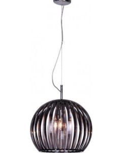 Φωτιστικό Ø30cm Ακρυλικό Φυμέ με διάφανα κρύσταλλα Homelighting Round 77-2011