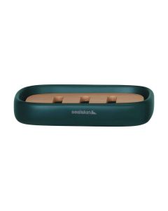 Σαπουνοθήκη Επικαθήμενη Κεραμικό Seaslkin Mind Dark Green 800060