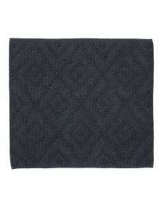 Πατάκι Μπάνιου Βαμβακερό 60x60cm Sealskin Aztec Dark Grey 800098