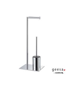 Χαρτοθήκη Επιδαπέδια με Πιγκάλ Sealskin Geesa Chrome 800204-100