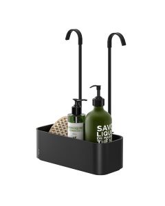 Tiger 2-Store Ράφι κρεμαστό για Βρύση Ντους 25 cm Black 800376 800376