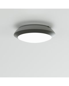 it-Lighting Champlain 1xE27 Outdoor Ceiling Light Grey D:90x285x285mm 80300834