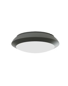it-Lighting Champlain 1xE27 Outdoor Ceiling Light Anthracite D:90x285x285mm 80300844
